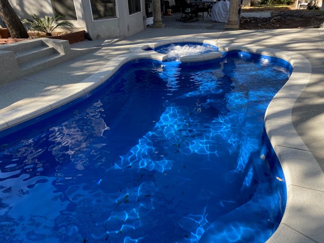The Serene Pool with Built-in Spa