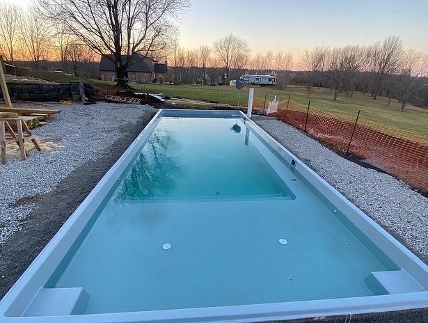 Rectangular Pool Installation